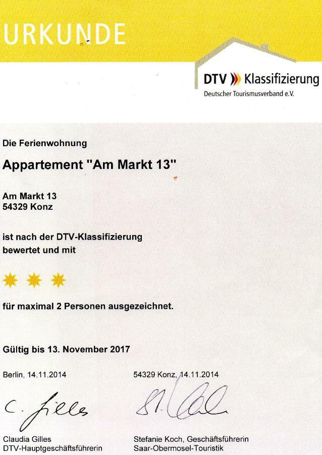 קונז Apartment Am Markt 13 מראה חיצוני תמונה